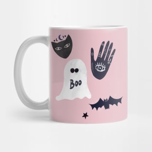 Cute Mystical Halloween Illustrations Mug